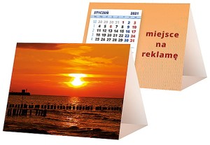 Kalendarze biurkowe - PIRAMIDKA mała - wzór KP1-097