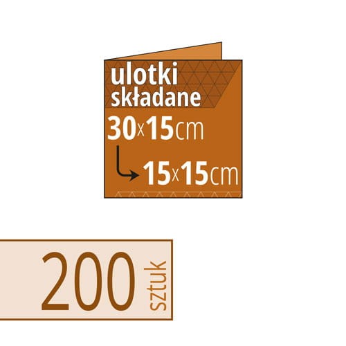 Ulotki składane brązowe EKO KRAFT - 30x15 cm do 15x15 cm - w atrakcyjnej niskiej cenie, możliwy druk kolorem białym