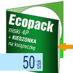 Ecopack 4P z KIESZONKĄ na książeczkę - pakiet 50 szt.