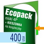 Ecopack 4P z KIESZONKĄ na książeczkę - pakiet 400 szt.