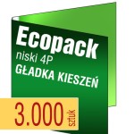 Ecopack 4P - GŁADKA KIESZEŃ - pakiet 3.000 szt.