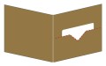 Ecopacki 4P EKO - brązowy karton Kraftliner, druk kolorem białym, druk full kolor - nacięcie na kartę