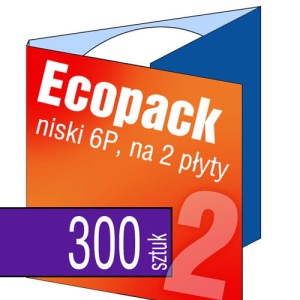 Ecopack 6P (na 2 płyty) - pakiet 300 szt.