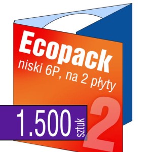 Ecopack 6P (na 2 płyty) - pakiet 1.500 szt.