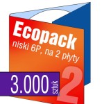 Ecopack 6P (na 2 płyty) - pakiet 3.000 szt.
