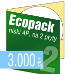 Ecopack 4P (na 2 płyty) - pakiet 3.000 szt.