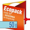 Ecopacki 6P - dwułamowe, 1 płyta, kieszonką na książeczkę - druk pełnokolorowy - 50 szt.