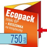 Ecopack 6P z KIESZONKĄ na książeczkę - pakiet 750 szt.