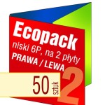 Ecopack 6P na 2 płyty (prawa/lewa) - pakiet 50 szt.