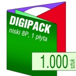 Digipack 8P - pakiet 1.000 szt.