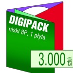 Digipack 8P - pakiet 3.000 szt.