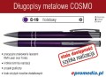 Długopisy metalowe COSMO z grawerem - kolor C-19 fioletowy