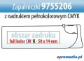 zapalniczki 9755206 z nadrukiem pełnokolorowym CMYK - specyfikacja nadruku