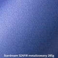 papier P39 Stardream Szafir, metalizowany 285g, druk kolorem białym
