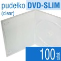 pudełko plastikowe DVD-SLIM - do płyt CD, DVD