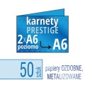 Zaproszenia, karnety PRESTIGE - 2xA6 do A6 (poziomo) - druk na papierach ozdobnych, metalizowanych, fakturowanych - także możliwość druku w kolorze białym - pakiet 50 szt.