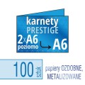 Zaproszenia, karnety PRESTIGE - 2xA6 do A6 (poziomo) - druk na papierach ozdobnych, metalizowanych, fakturowanych - także możliwość druku w kolorze białym - pakiet 100 szt.