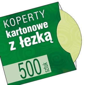 Koperty kartonowe z ŁEZKĄ - pakiet 500 szt.