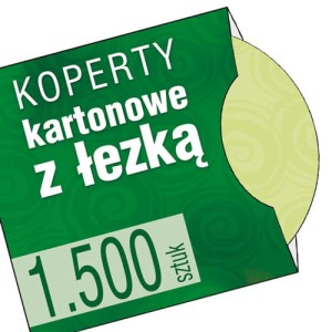 Koperty kartonowe z ŁEZKĄ - pakiet 1.500 szt.