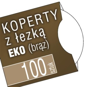 Koperty kartonowe z łezką EKO - pakiet 100 szt.