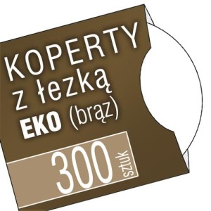 Koperty kartonowe z łezką EKO - pakiet 300 szt.