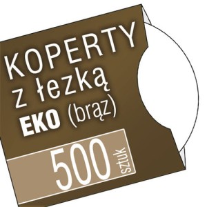Koperty kartonowe z łezką EKO - pakiet 500 szt.
