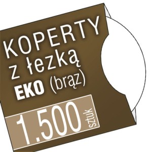 Koperty kartonowe z łezką EKO - pakiet 1.500 szt.