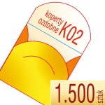 Koperty ozdobne K02 - pakiet 1.500 szt.
