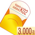 Koperty ozdobne K02 - pakiet 3.000 szt.