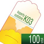 Koperty ozdobne K03 - pakiet 100 szt.