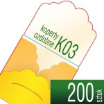 Koperty ozdobne K03 - pakiet 200 szt.