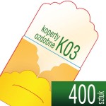 Koperty ozdobne K03 - pakiet 400 szt.