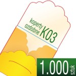 Koperty ozdobne K03 - pakiet 1.000 szt.
