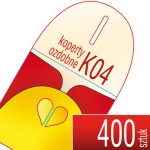 Koperty ozdobne K04 (serduszko) - pakiet 400 szt.