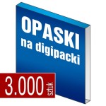 Opaska przelotowa na digipacki - pakiet 3.000 szt.