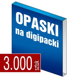 Opaska przelotowa na digipacki - pakiet 3.000 szt.