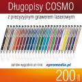 Długopisy Cosmo z grawerem - pakiet 200 szt.