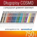 Długopisy Cosmo z grawerem - pakiet 750 szt.