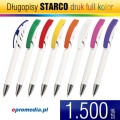 Długopisy STARCO WHITE z nadrukiem cyfrowym UV FULL KOLOR - 1.500 szt.