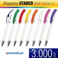 Długopisy STARCO WHITE z nadrukiem cyfrowym UV FULL KOLOR - 3.000 szt.