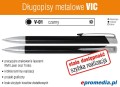 Długopisy metalowe VIC z grawerem - kolor V-01 czarny