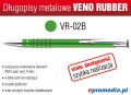 Długopisy metalowe VENO RUBBER VR-02B z grawerem - ATRAKCYJNA CENA