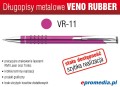 Długopisy metalowe VENO RUBBER VR-11 z grawerem - ATRAKCYJNA CENA