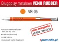 Długopisy metalowe VENO RUBBER VR-05 z grawerem - ATRAKCYJNA CENA