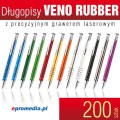 Długopisy metalowe VENO RUBBER  z grawerem - ATRAKCYJNA CENA