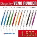 Długopisy metalowe VENO RUBBER  z grawerem - ATRAKCYJNA CENA