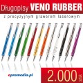 Długopisy metalowe VENO RUBBER  z grawerem - ATRAKCYJNA CENA