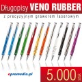 Długopisy metalowe VENO RUBBER  z grawerem - ATRAKCYJNA CENA