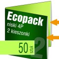 Ecopack 4P - 2 kieszenie - na 2płyty lub 1 płytę i książeczkę