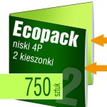 Ecopack 4P - 2 KIESZENIE - pakiet 750 szt.